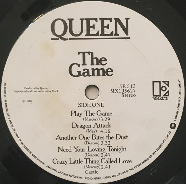 Queen : The Game (LP, Album, Foi)