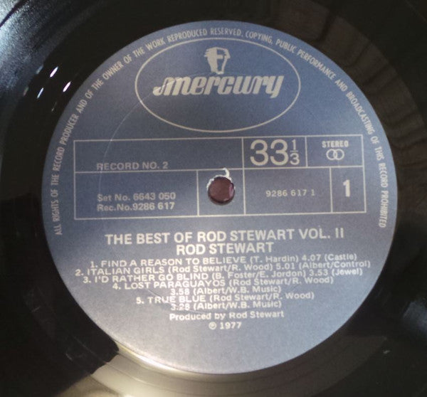 Rod Stewart : The Best Of Rod Stewart Vol. 2 (2xLP, Comp)