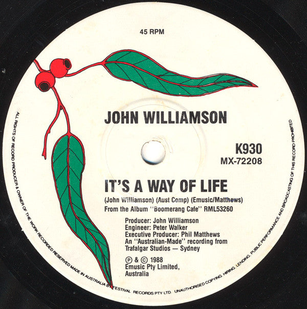 John Williamson : Rip Rip Woodchip (7", Ltd)