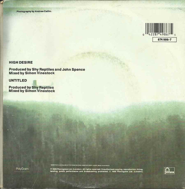 Shy Reptiles : High Desire (7", Single)