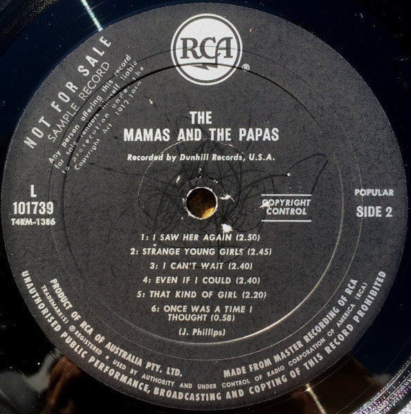 The Mamas & The Papas : The Mamas & The Papas (LP, Album, Mono)