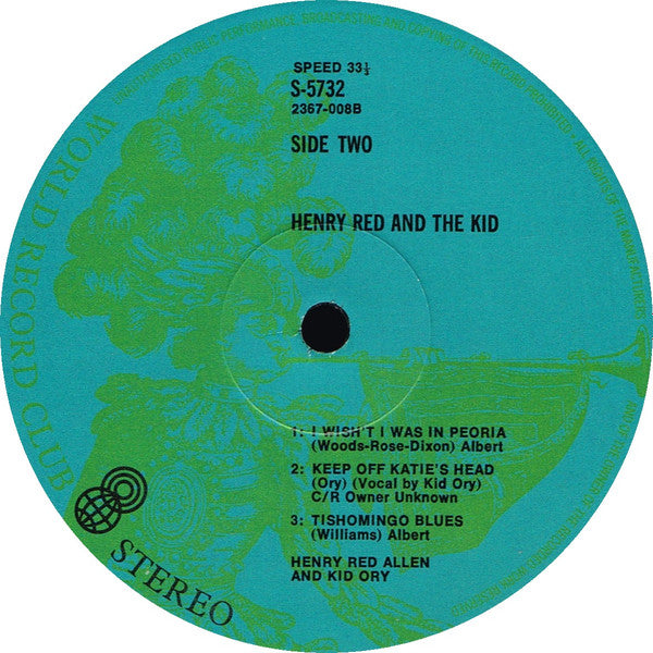 Henry "Red" Allen And Kid Ory : Henry "Red" Allen And Kid Ory (2xLP, Album, Comp)