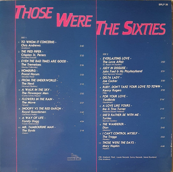 Various : Those Were The Sixties (LP, Comp)