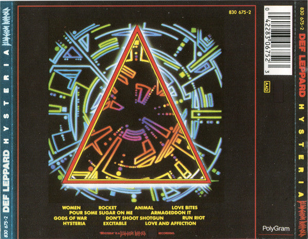 Def Leppard : Hysteria (CD, Album)