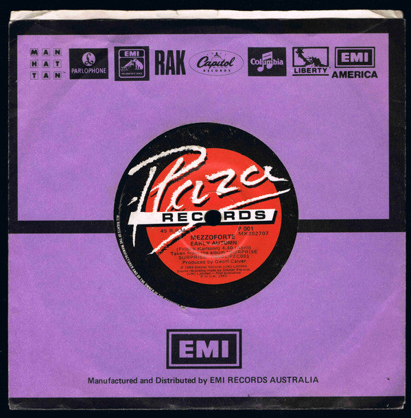 Mezzoforte : Garden Party (7", Single)