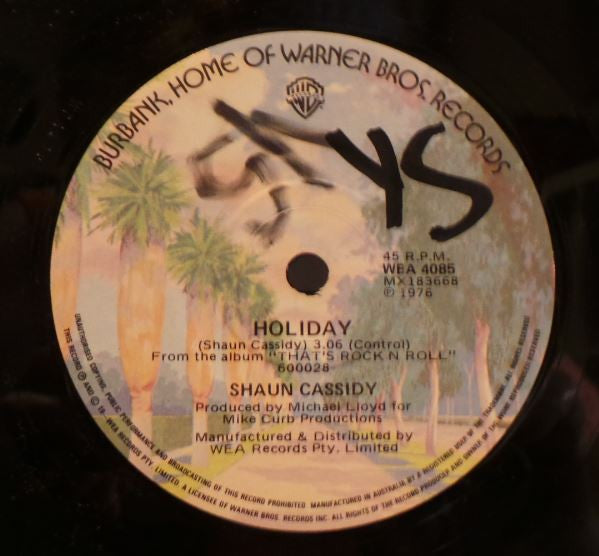 Shaun Cassidy : Hey There Lonely Girl (7", Single)