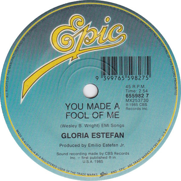 Gloria Estefan : Cuts Both Ways (7", Single)