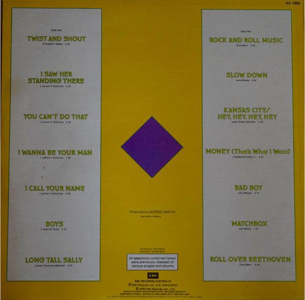 The Beatles : Rock 'N' Roll Music Volume 1 (LP, Comp, RE)