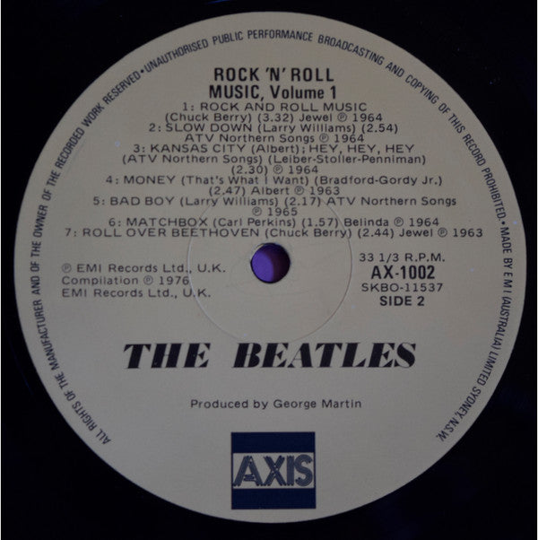 The Beatles : Rock 'N' Roll Music Volume 1 (LP, Comp, RE)