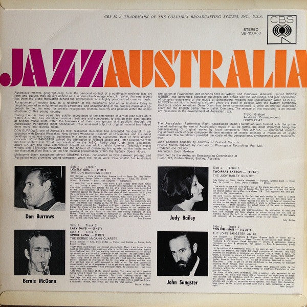 Various : Jazz Australia (LP, Album)