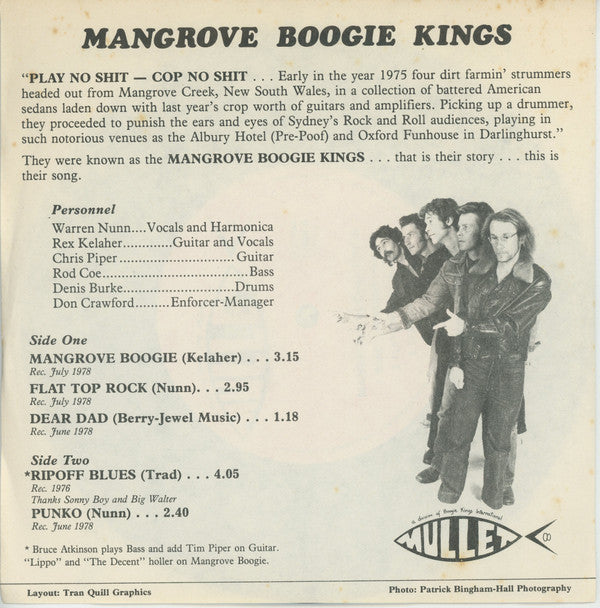 Mangrove Boogie Kings : 1974-79 (7", EP)