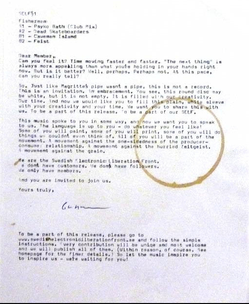 Fishermen (2) : Self#01 (12", Ltd, Whi)