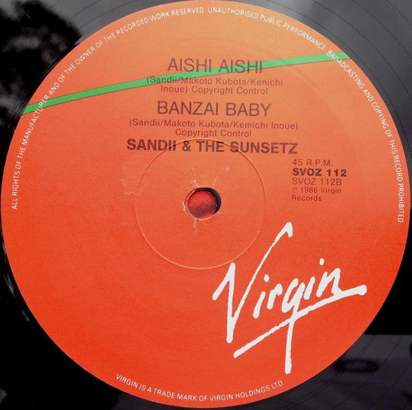 Sandii & The Sunsetz : East Meets West (12", Single)