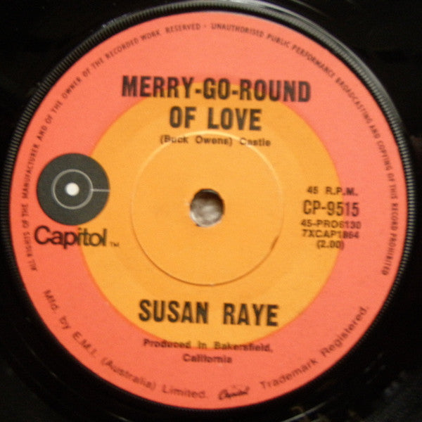 Susan Raye : L.A. International Airport (7", Single)