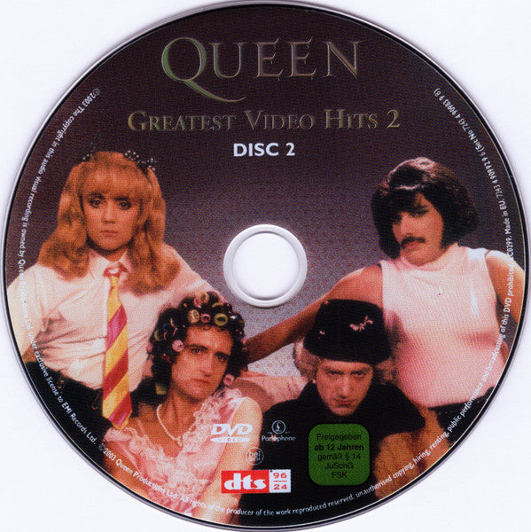 Queen : Greatest Video Hits 2 (2xDVD-V, Comp, Multichannel, PAL)