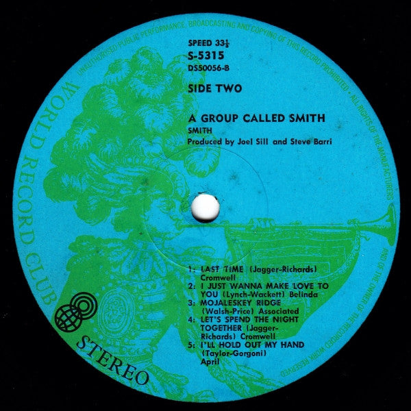 Smith (3) : A Group Called Smith (LP, Album, Club)
