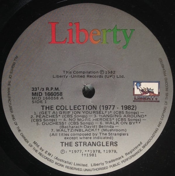 The Stranglers : The Collection 1977 - 1982 (LP, Comp, RE)
