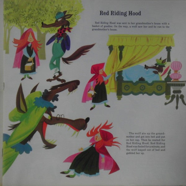 Rica Moore, Red Mitchell, Larry Bunker : Walt Disney Presents Best Loved Fairy Tales (LP, Gat)