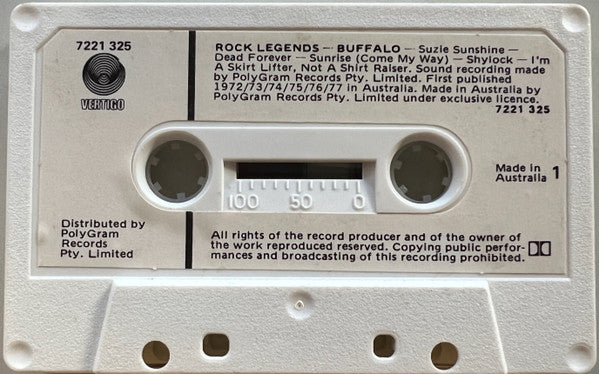 Buffalo (2) : Rock Legends (Cass, Album, Comp)