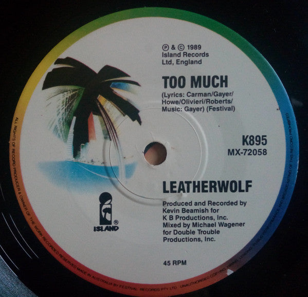 Leatherwolf : Hideaway (7", Ltd, Pos)