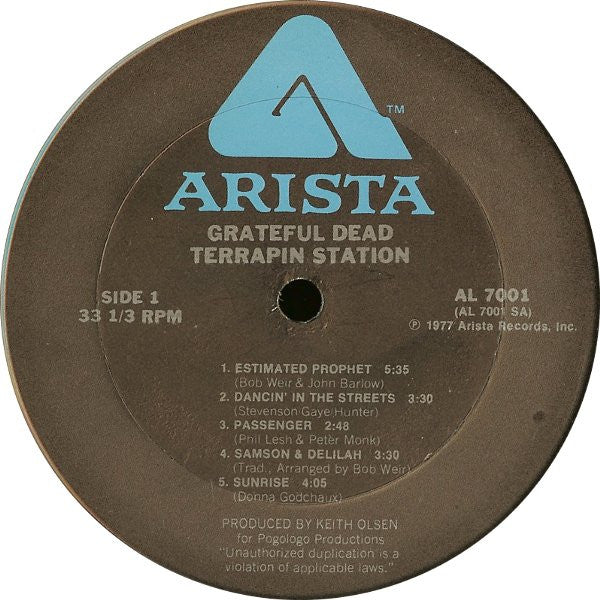 Grateful Dead* : Terrapin Station (LP, Album, Ter)