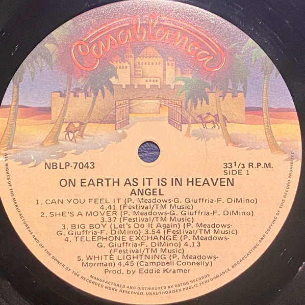 Angel (24) : On Earth As It Is In Heaven (LP, Album)