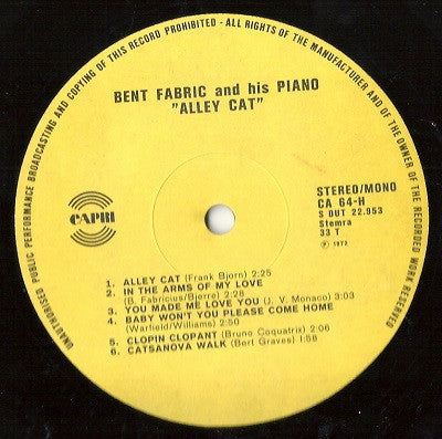 Bent Fabric : Alley Cat (LP, Album)