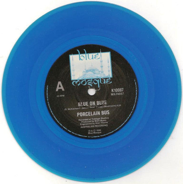 Porcelain Bus : Blue On Blue (7", Single, Ltd, Blu)