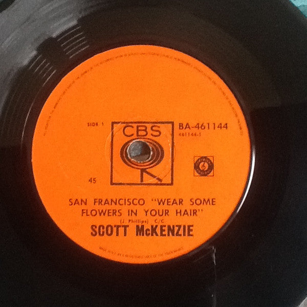 Scott McKenzie : San Francisco "Wear Some Flowers In Your Hair" (7", Single)