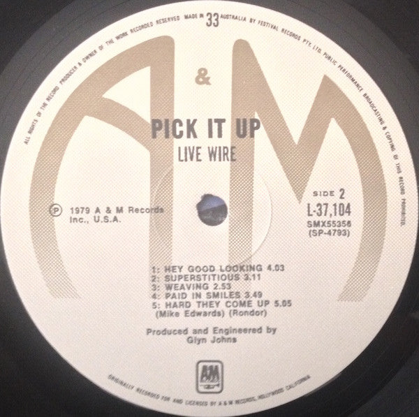 Live Wire (3) : Pick It Up (LP, Album)