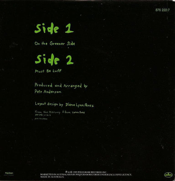 Michelle Shocked : On The Greener Side (7", Single)