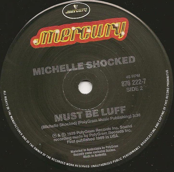 Michelle Shocked : On The Greener Side (7", Single)