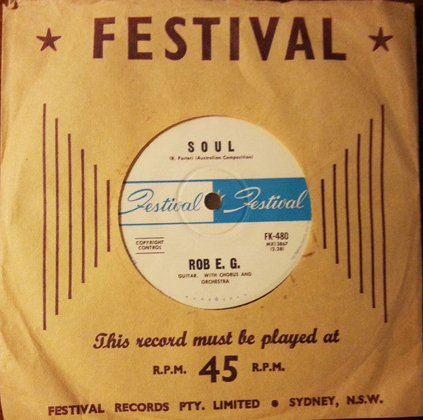 Rob E. G. : Soul / Cotton Pickin' (7", Single, Mono)