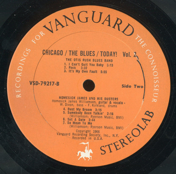 Various : Chicago/The Blues/Today! Vol. 2 (LP, Album)