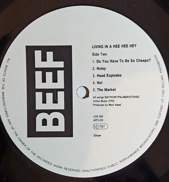 BEEF (4) : Living In A Hee Hee Hey (LP, Album)