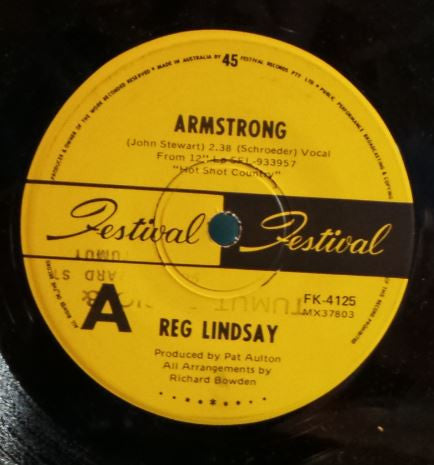 Reg Lindsay : Armstrong (7", Single)