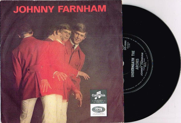Johnny Farnham* : Underneath The Arches (7", Single, Pic)