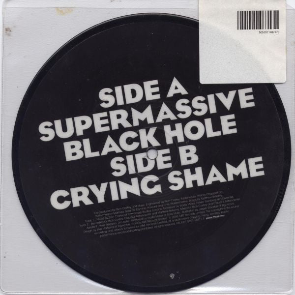 Muse : Supermassive Black Hole (7", Single, Ltd, Pic)