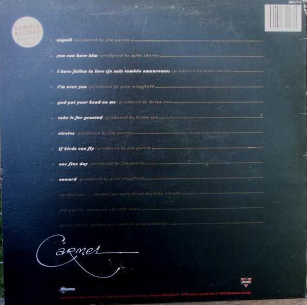 Carmel (2) : Set Me Free (LP, Album)