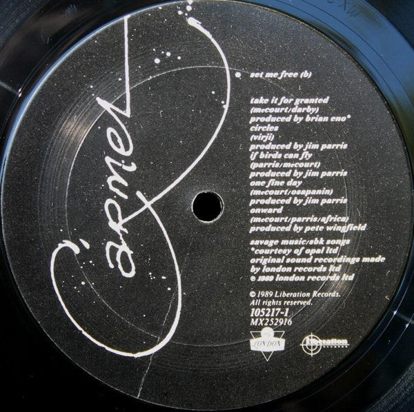 Carmel (2) : Set Me Free (LP, Album)