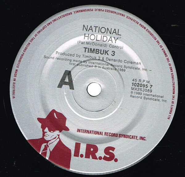 Timbuk 3 : National Holiday (7")