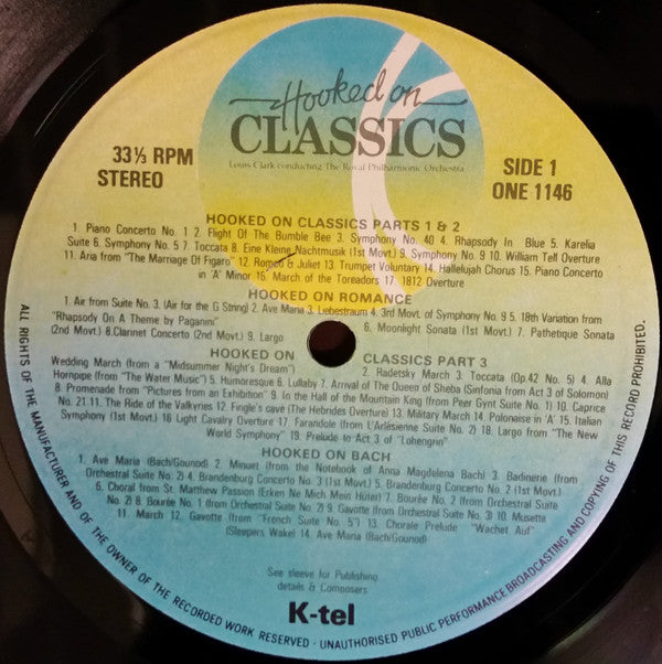 Louis Clark Conducting Royal Philharmonic Orchestra : Hooked On Classics (LP, Comp)