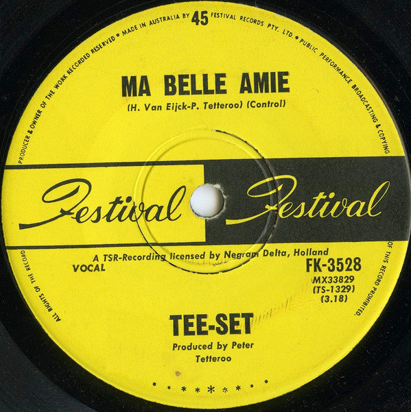 Tee-Set : Ma Belle Amie  (7", Single)