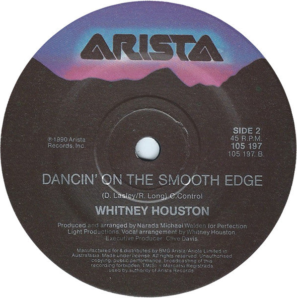 Whitney Houston : All The Man That I Need (7", Single)