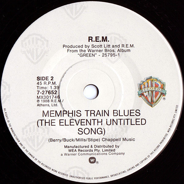 R.E.M. : Orange Crush (7", Single)