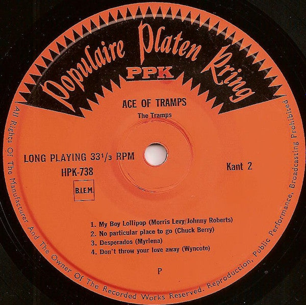 The Tramps (9) : Ace Of Tramps (7", Mono)