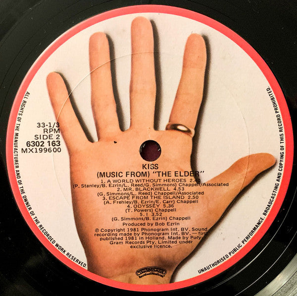 Kiss : (Music From) The Elder (LP, Album, Gat)