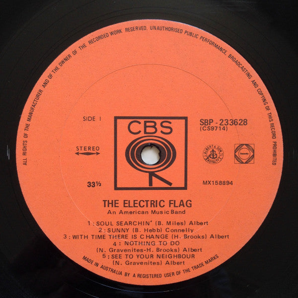 The Electric Flag : An American Music Band (LP, Album)