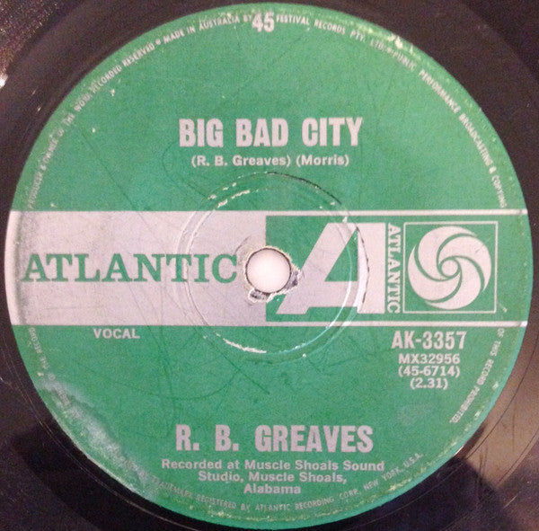 R.B. Greaves : Take A Letter Maria (7", Single)