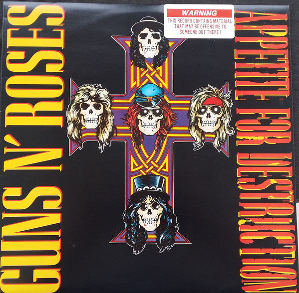 Guns N' Roses : Appetite For Destruction (LP, Album)